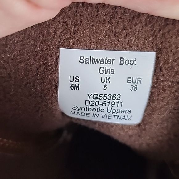 Sperry Topsider  Outdoor Waterproof  Duck Boot Unisex Kids Size 6 - Picture 5 of 9